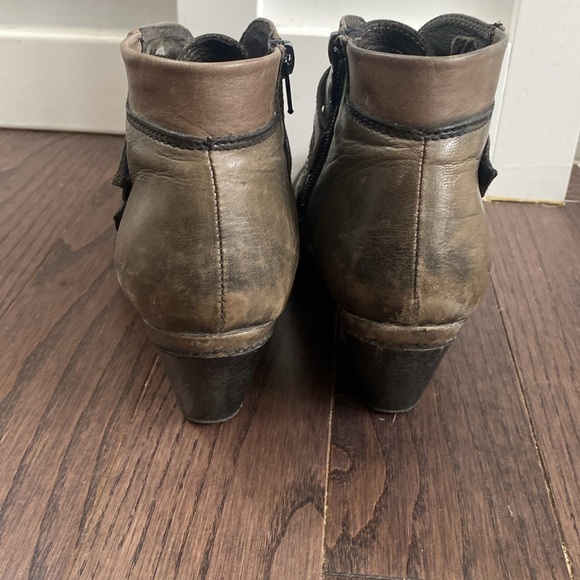 Taos | Greyish Brown Leather Ankle Boots - 39/8 - Picture 5 of 9